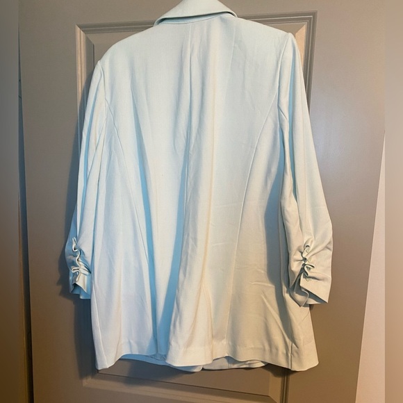 Pastel soft mint green pant suit - Picture 4 of 5